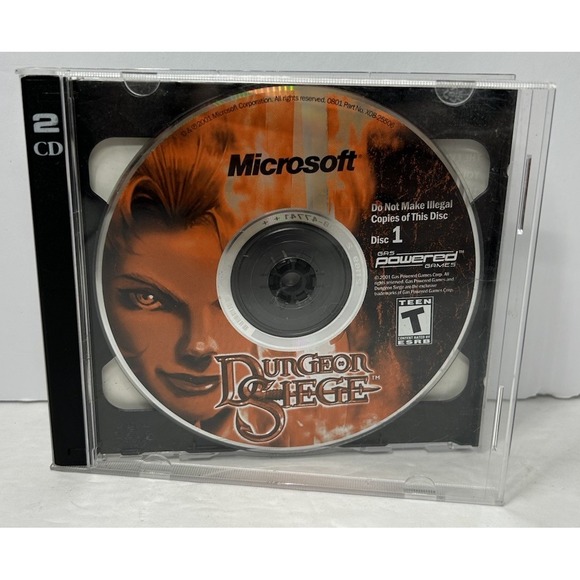 Other - Dungeon Siege PC 2002 Microsoft 2 Disc Set No Manual RPG Game
